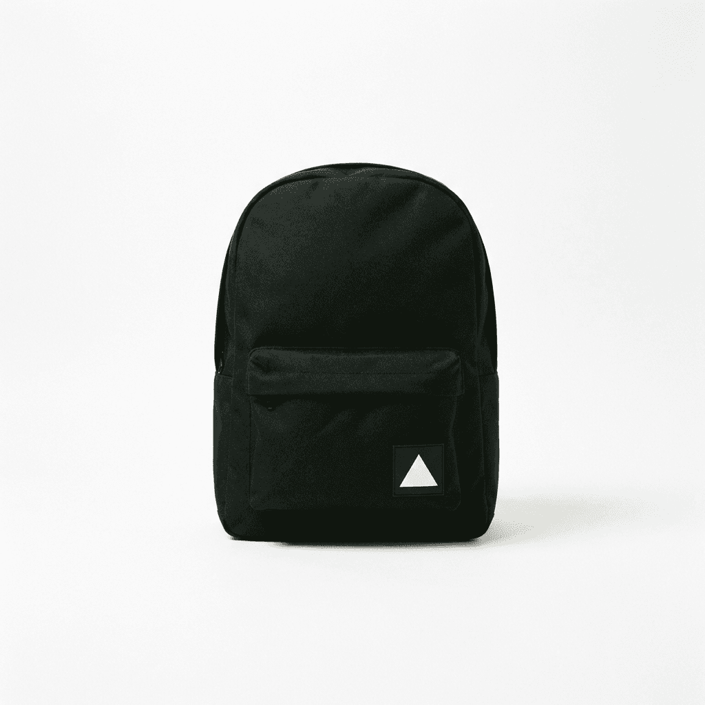 Minimal Black Backpack